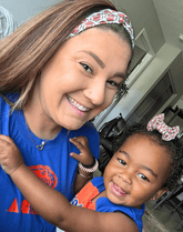 Football Love Mom Headband